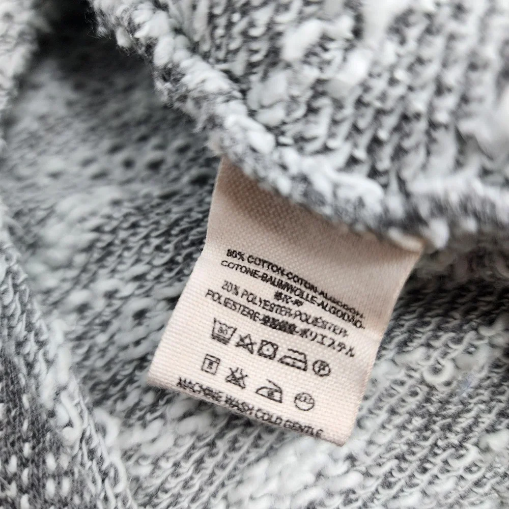 Free People Sweater Cardigan Women's Small Oversized‎ Open Front Knit Top Grey